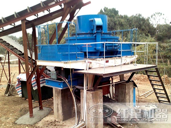 制砂生產(chǎn)現(xiàn)場