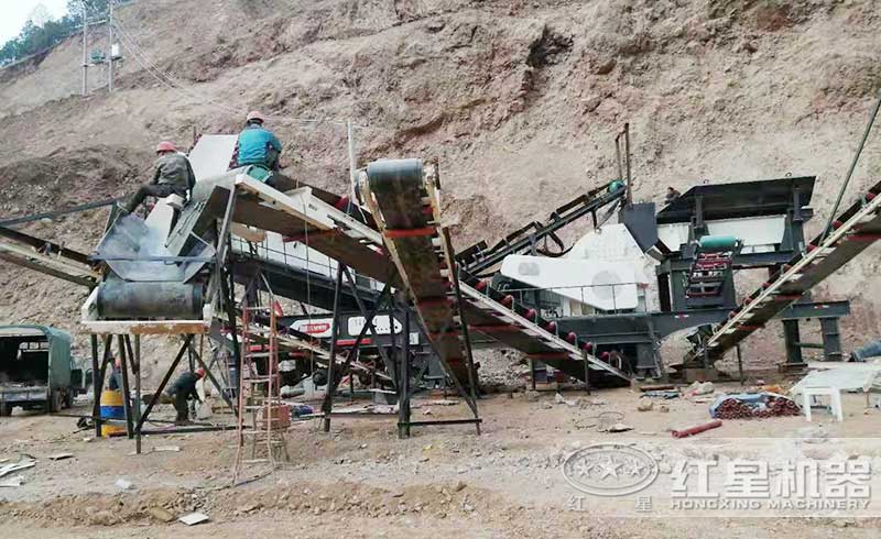 移動碎石機(jī)械 移動碎石機(jī)械