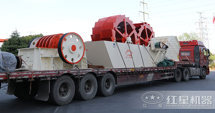 礦石錘式破碎機(jī)整條生產(chǎn)線發(fā)往河北！