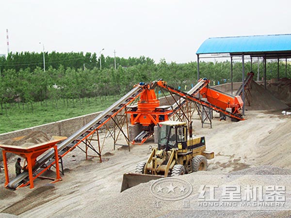 河南大型石頭打砂機(jī)生產(chǎn)現(xiàn)場(chǎng)