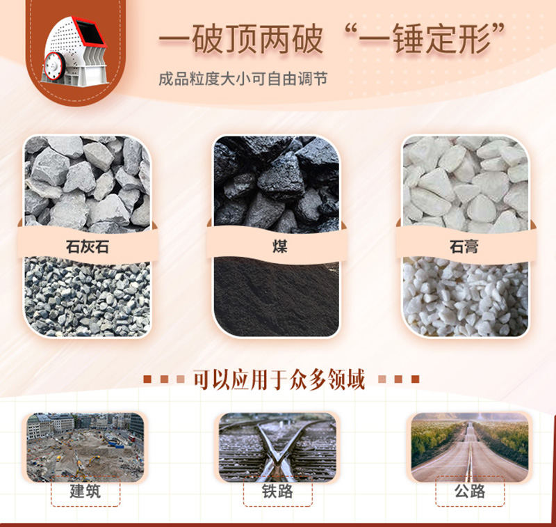 錘破一機(jī)兩用，可自成一條生產(chǎn)線