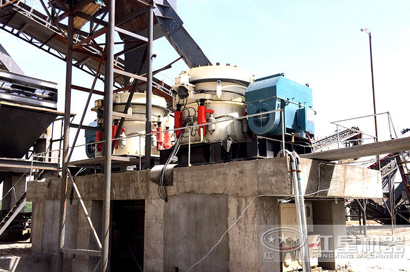 圓錐破產(chǎn)量大，自動化程度高，適合中大型砂石廠